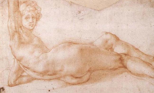 Pontormo, Jacopo Hermaphrodite Figure oil painting image